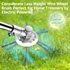 Universal Weed Brush Cutter Head Steel Wire Wheel Grass Trimmer Head Lawn Mower Grass Brush Cutter Weed Brush Trimmer Heads 2