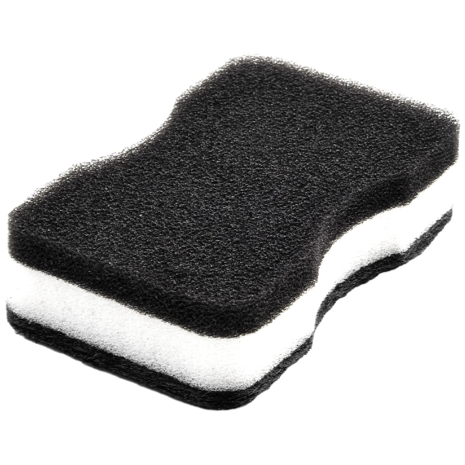 5 PCS Sponge Rub Black Dish Sponge Scouring Pad Kitchen Cleaning Sponge Wiping Loofah  11x6.5x3.5cm/4.3x2.5x1.3inch