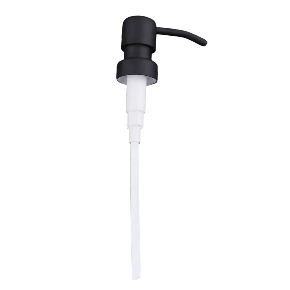 Bathroom Kitchen Liquid Soap Lotion Dispenser Pumps Head Handle Stainless Steel For Hand Press Dispenser Bottle 1PCS soap dispenser soap pump soap dispenser head