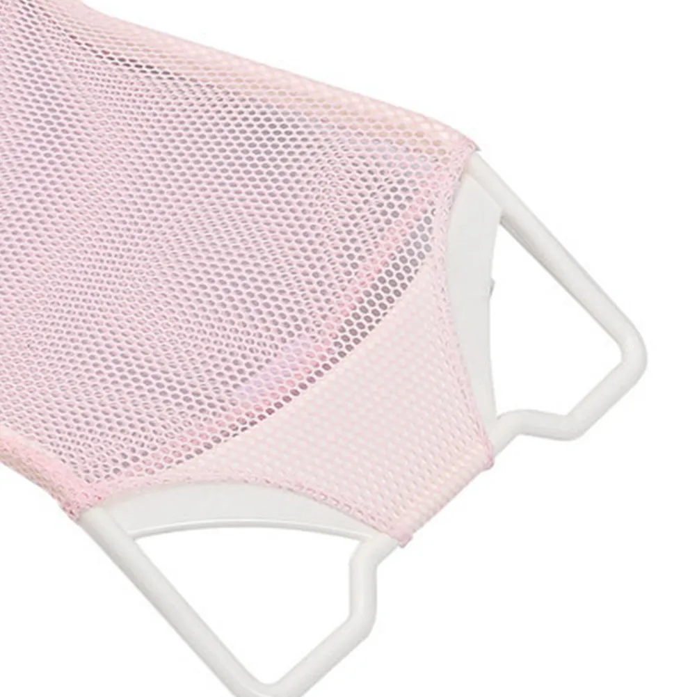 Rete di Supporto per Sedile da Bagno per Neonati Rosa, Tessuto a Rete Traspirante, Comoda per il Bambino Durante il Bagnetto - immagine 6