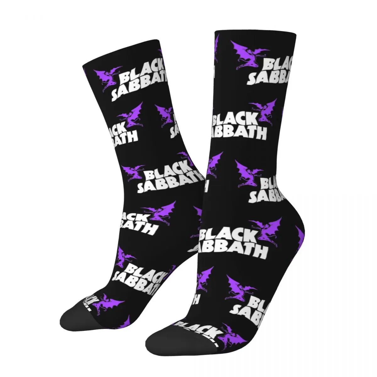 

Female Male Black Sabbaths Band Socks Warm Funny Happy Rock Songs Album Socks Hip Hop Stuff Middle TubeSocks Suprise Gift Idea