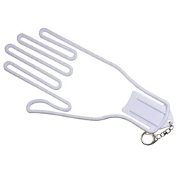 Golf Glove Stretcher and Dryer Frame with Metal Buckle (WHITE)