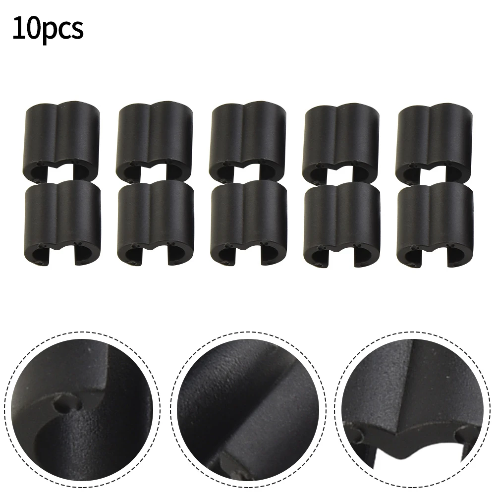 10pcs Mtb Road Bike Frame W Type Buckle Hydraulic Disc Brake Shift Cable Guide Hose Frame