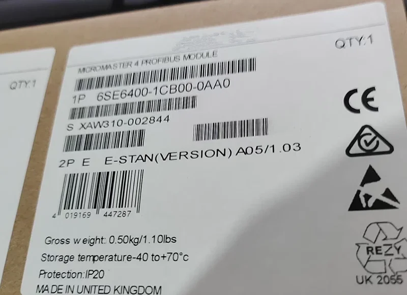 

Совершенно новый оригинальный 6SE6400-1CB00-0AA0
