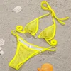 Sexy Halter Shining Rhinestone Bikini Women Swimwear Female Swimsuit Two-pieces Bikini Set Micro Bather Bathing Suit Swim Lady