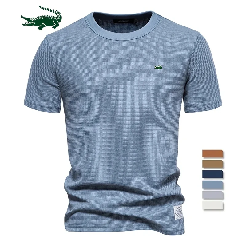 

Футболка мужская с коротким рукавом, 100% хлопок, с вышивкой