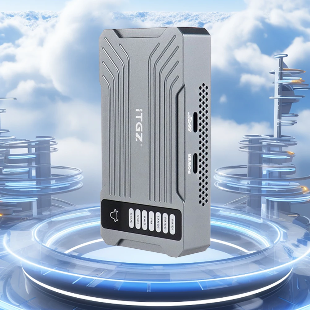 PC ƮϿ  ϵ ̺ Ŭ, M.2 NVME SSD RAID ̽ , 20Gbps   M.2 SSD Ŭ, M Ű USB3.2 Gen2