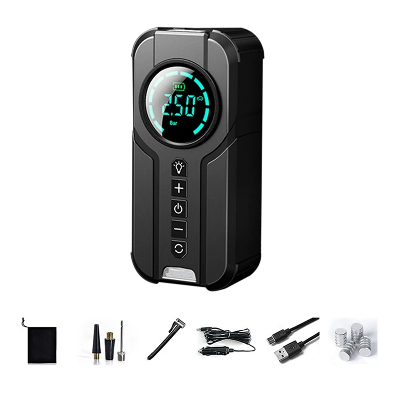 

Mini Multifunctional Tire Inflator Car Compressor Wireless Portable Tire Pump Car Tyre Inflator