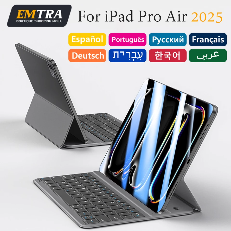 Magic Keyboard Magnetic for iPad 11th 10th Bluetooth Keyboard