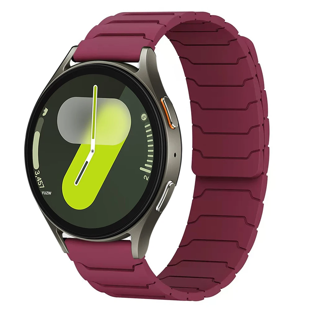 Magnetic Stainless Steel Smartwatch Bracelet Strap, 20mm/22mm, Universal Fit