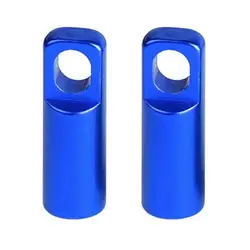 Premium 2 - in - 1 Tubeless Tire Valve Set with Core Removal Tool (Blue)