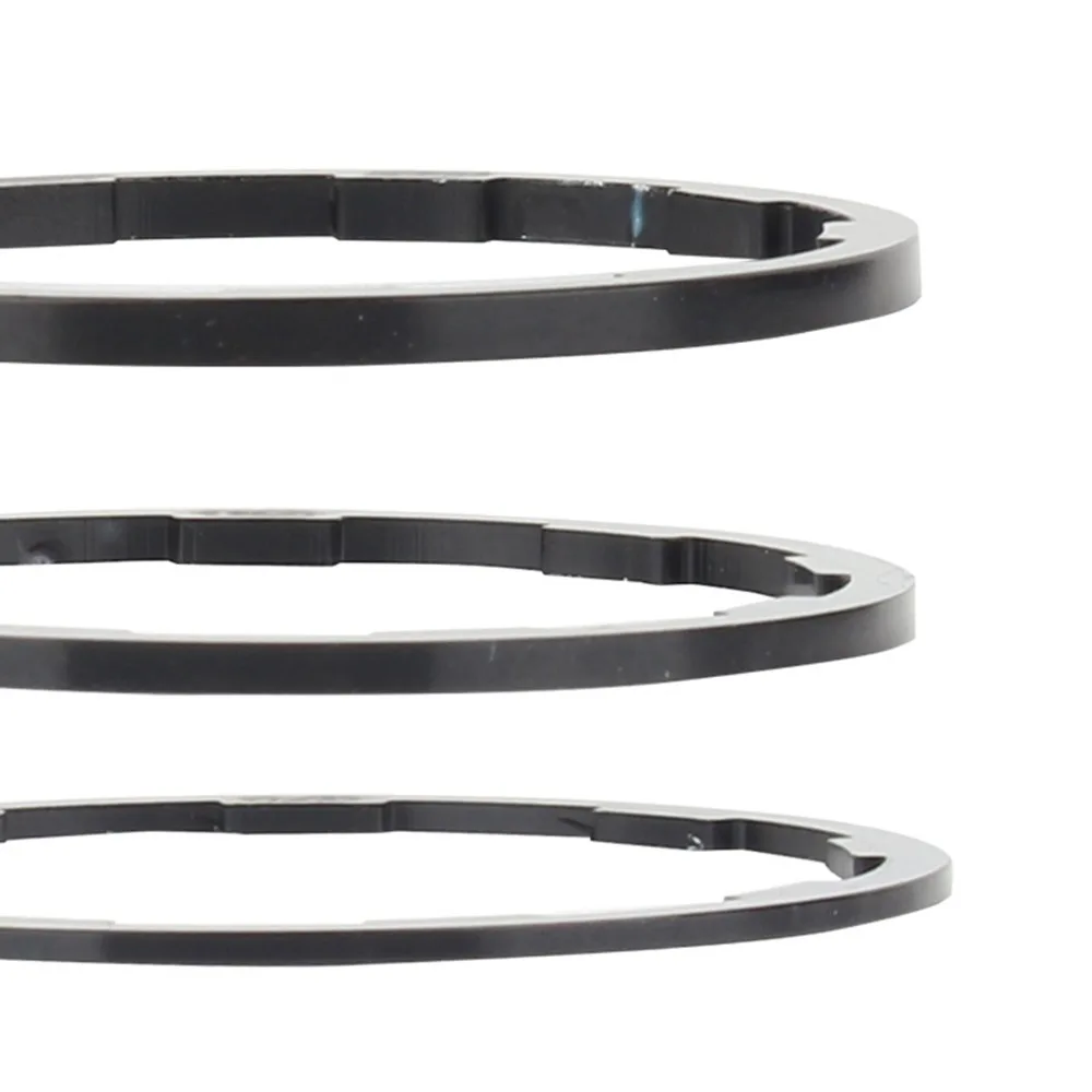 3 Stücke Aluminiumlegierung Fahrrad Schwungrad Spacer 3 Größe Leichte Fahrrad Kassette Spacer Schwarz Achse Dichtung Set Fahrrad Wartung – Detail 8