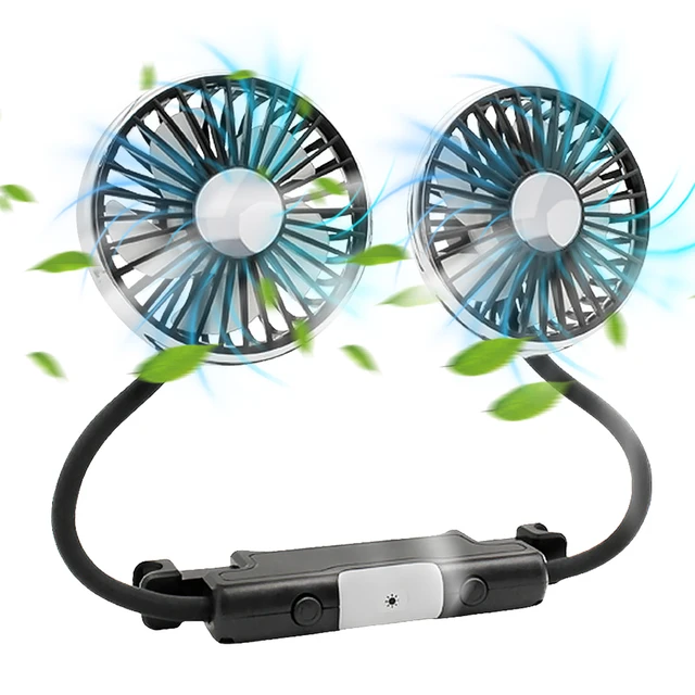 Dual Head Car Seat Cooling Fan 3