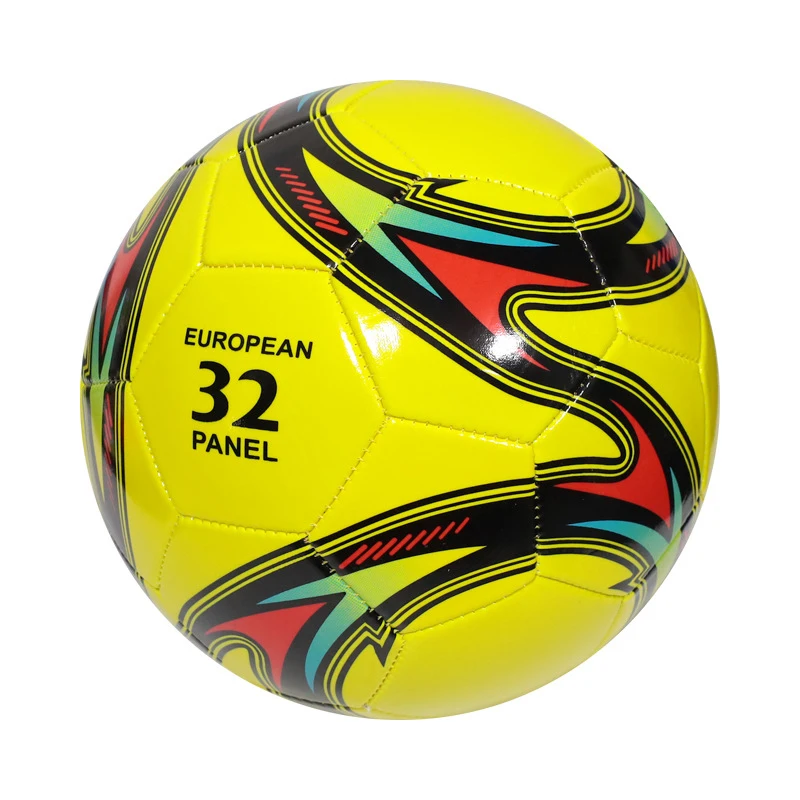 No.5 PVC Machine-stitched Football for Training Matches, Hard-wearing and Kick-resistant.