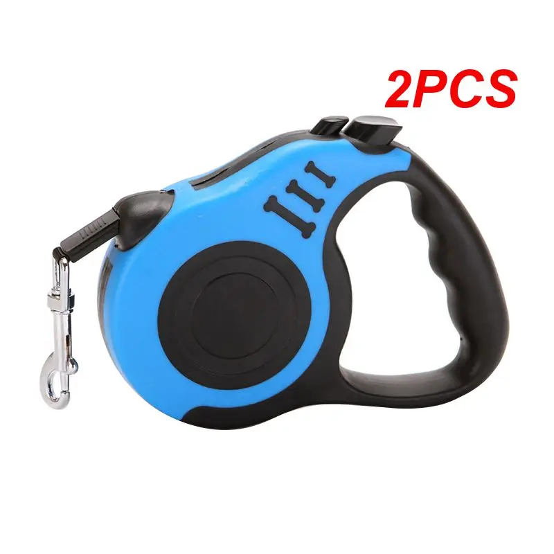 

Прочный поводок для собак, Выдвижной Поводок для дрессировки на открытом воздухе, для мелких, средних и больших собак, аксессуары для собак, 2 шт.