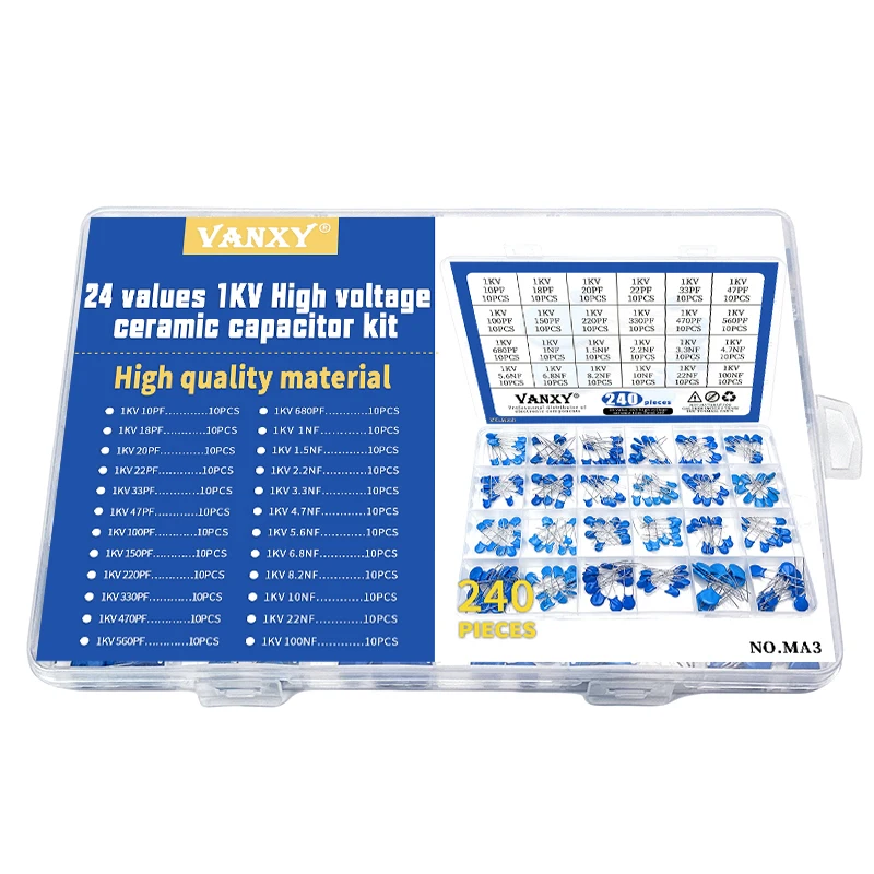 20pcs High voltage Ceramic Capacitor 1KV 33PF 82PF 100PF 220PF 470PF 560PF 1NF 2.2NF 4.7NF 10NF 22NF 100NF 471 10PF 223 471 103