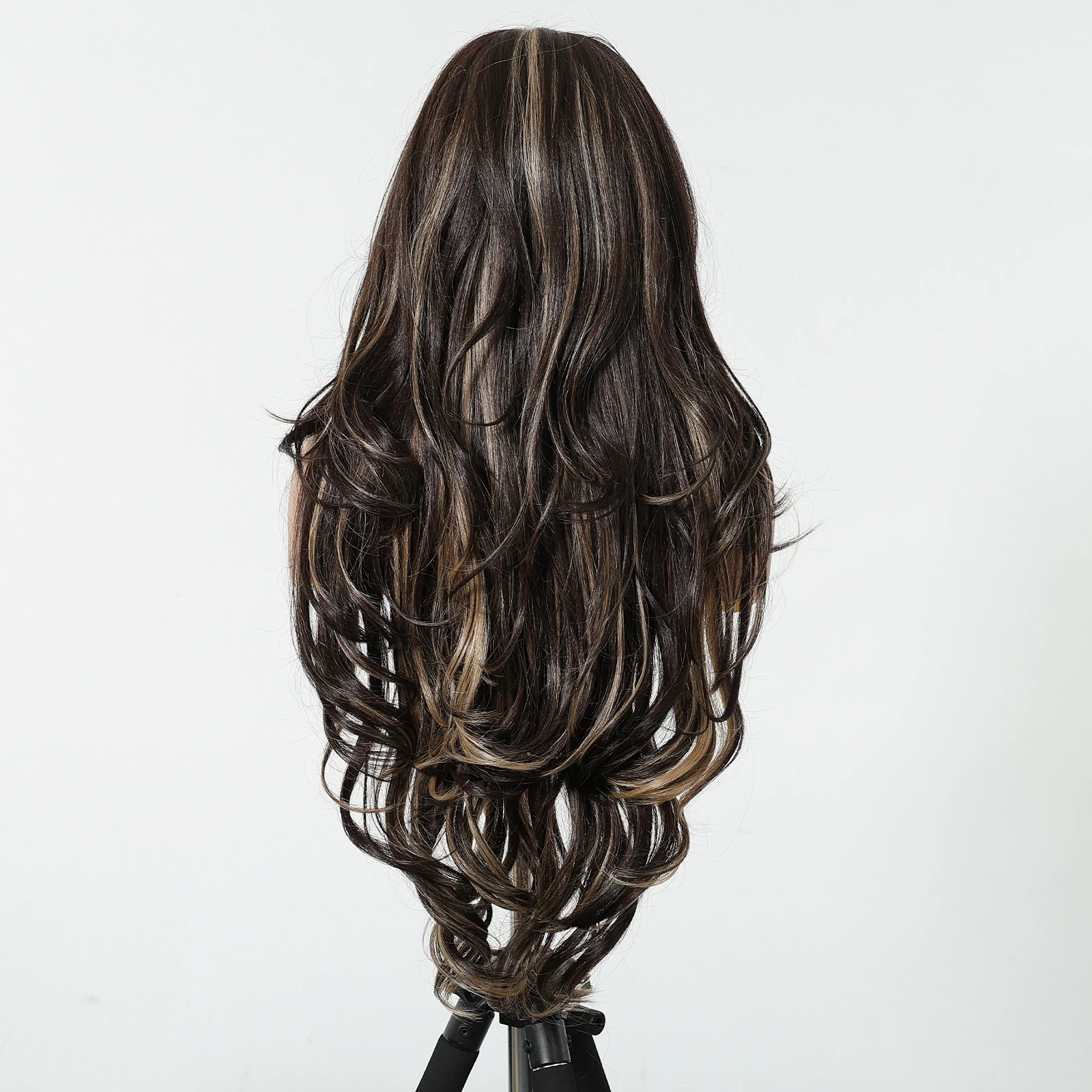 EASIHAIR Long Wavy Synthetic Wigs for Women 13*6 Lace Front