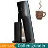 New Stype 38 MM Tin Coating Burr Coffe Grinder Electric Espresso Coffee Mill High Efficiency  Small Coffee Bean Grinding Machine 1