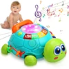 Baby Toys 0 6 12 Months Musical Turtle Toy Lights Sounds Musical Toy For Baby Girl Boy Montessori Educational Toy for Kids 1 2 3 1