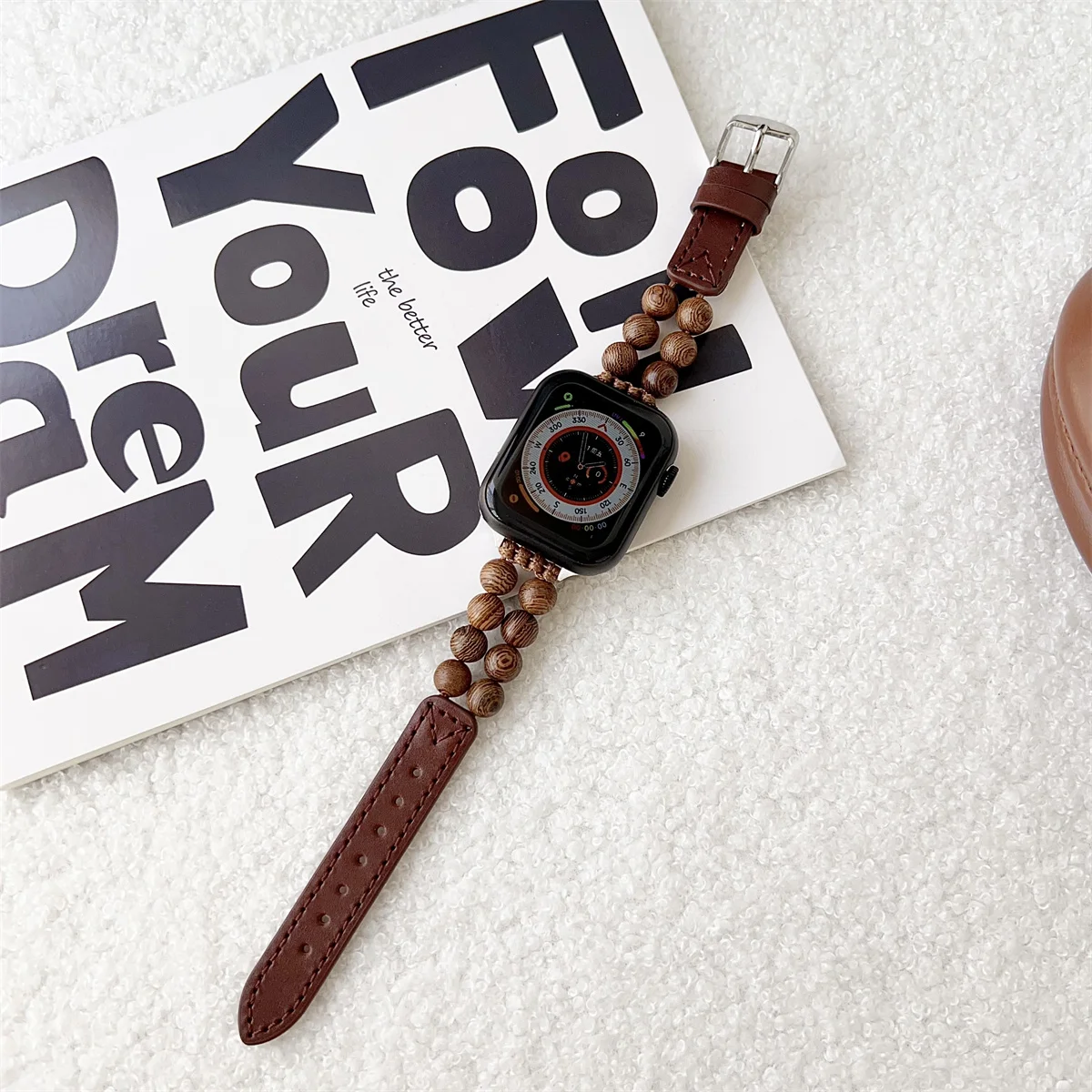 Smartwatch Band For Apple Watch Leather Strap Elegant Design_voghion.com