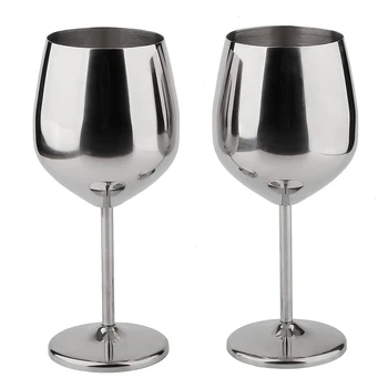 500ml Stainless Steel Wine Glass – Unbreakable 1