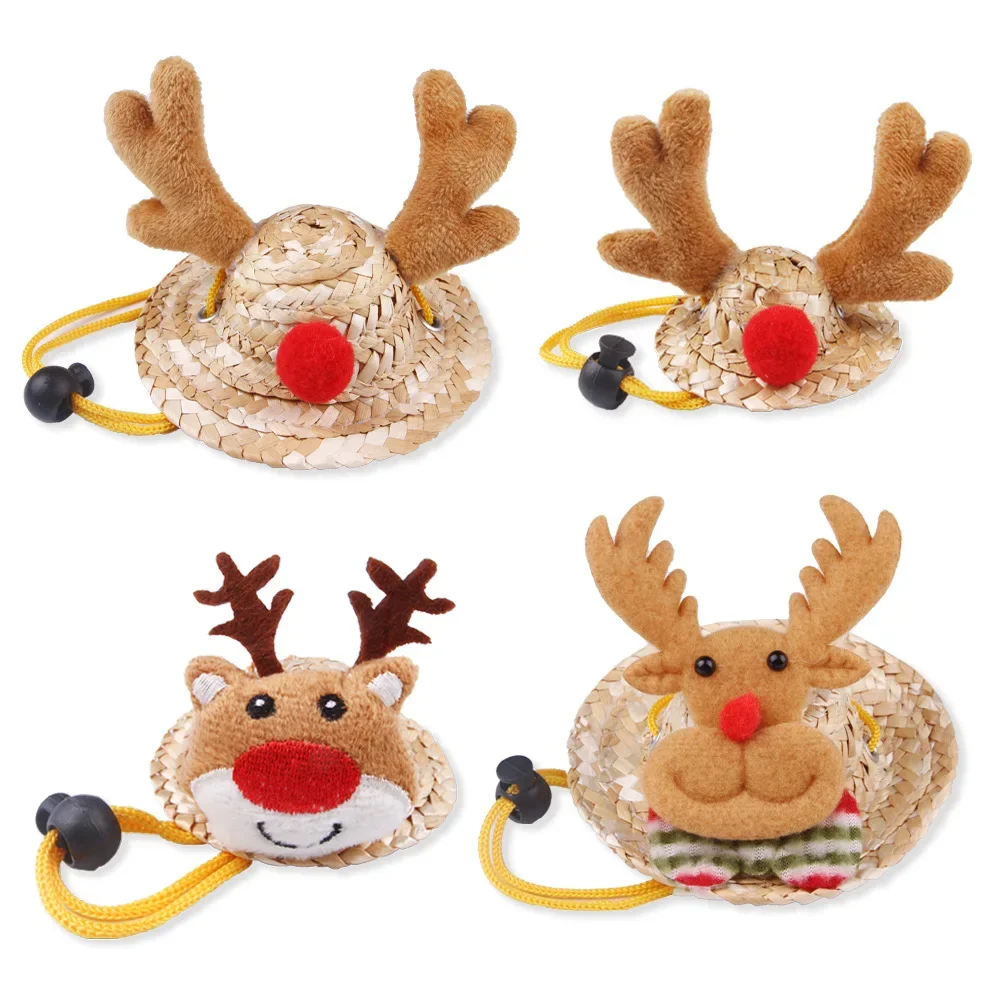 Mini Christmas Hat for Small Animals Pet Headgear