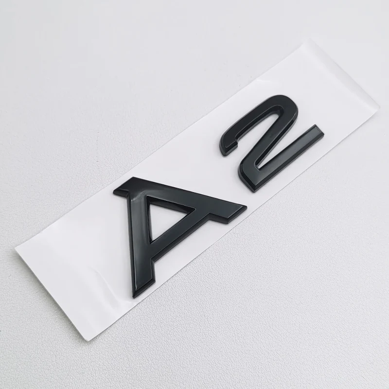 3D ABS Black S Line A1 A2 A3 A4 A5 A6 A7 A8 Logo Emblem Auto Badge Trunk Decal For Audi Sline Car Fender Sticker Accessories