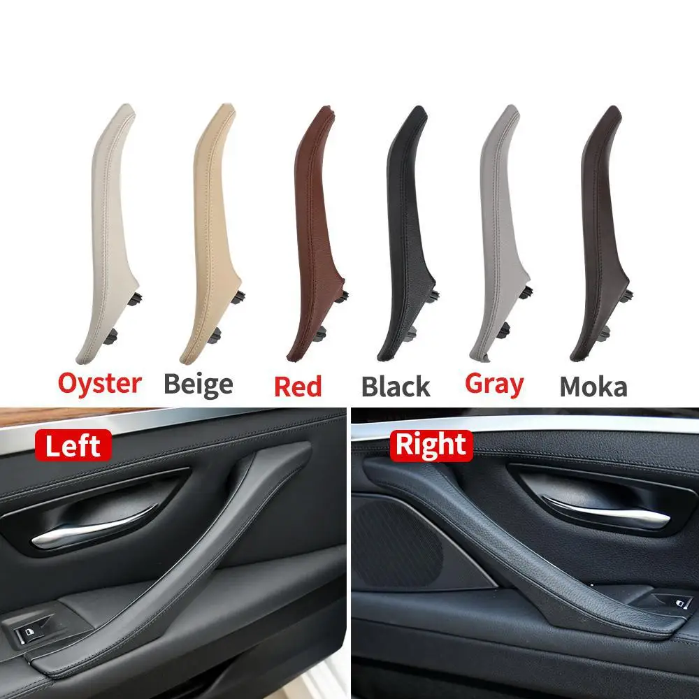 

Left Right Interior Passenger Door Leather Handle Assembly Replacement For BMW 5 Series F10 F11 F18 520 523 525 530 10-17