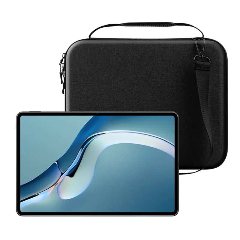 

HUWEI EVA Tablet Bag for Huawei MatePad Pro 12.6 Shockproof Laptop Bag for WGR-W09 W19 Hard Shell With Hand Strap Sleeve Case