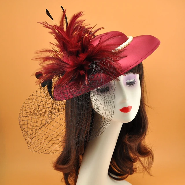 Summer Organza Kentucky Derby Hats For Women Elegant Fascinator