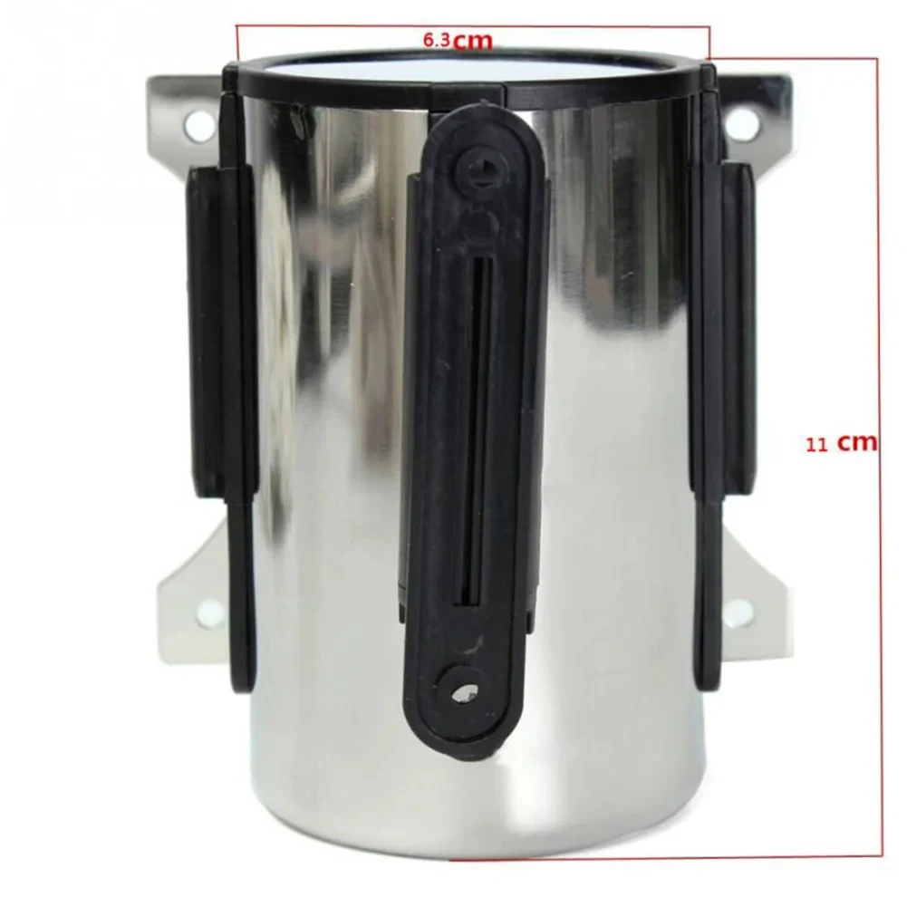 Retractable Barrier Strip Stainless Steel Housing Wall Mount Retractable Strip For Banks For Parks For Schools Queue Barrier