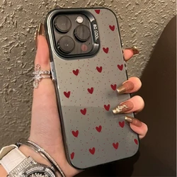 Love Heart Pattern Hard Phone Case - Xiaomi Mi 14T Pro 5G (S25254)