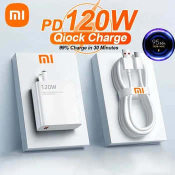 샤오미 정품 120W 고속 충전 MAX USB 충전기 타입 C 케이블 샤오미 13 울트라 프로 포코 F5 레드미 노트 13 PD 폰 액세서리