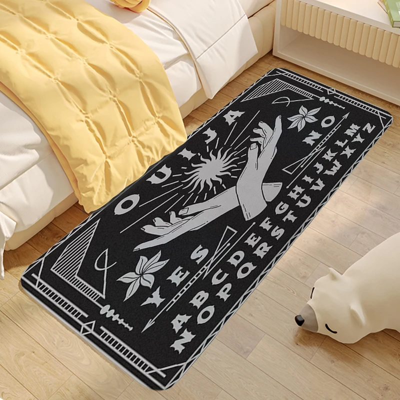 

Ouija Foot Mat Kitchen Carpet Anti Slip Bathmat Washable Non-slip Kitchen Sleeping Room Rugs Funny Doormat Hallway Home Foot Mat