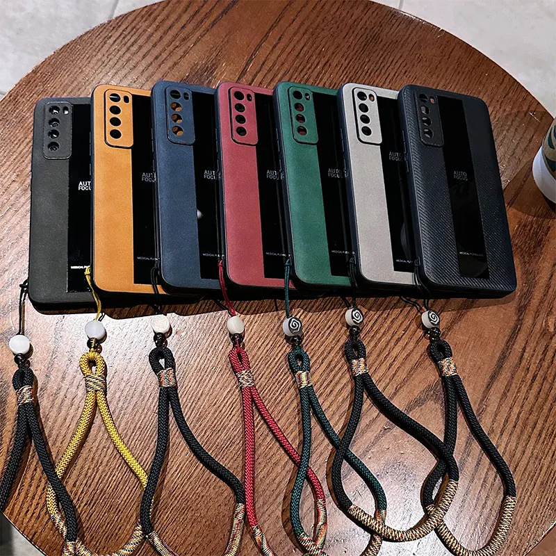 Elegant Leather Bracelet Anti-fall Shockproof Phone Case Cover - Ancient Style