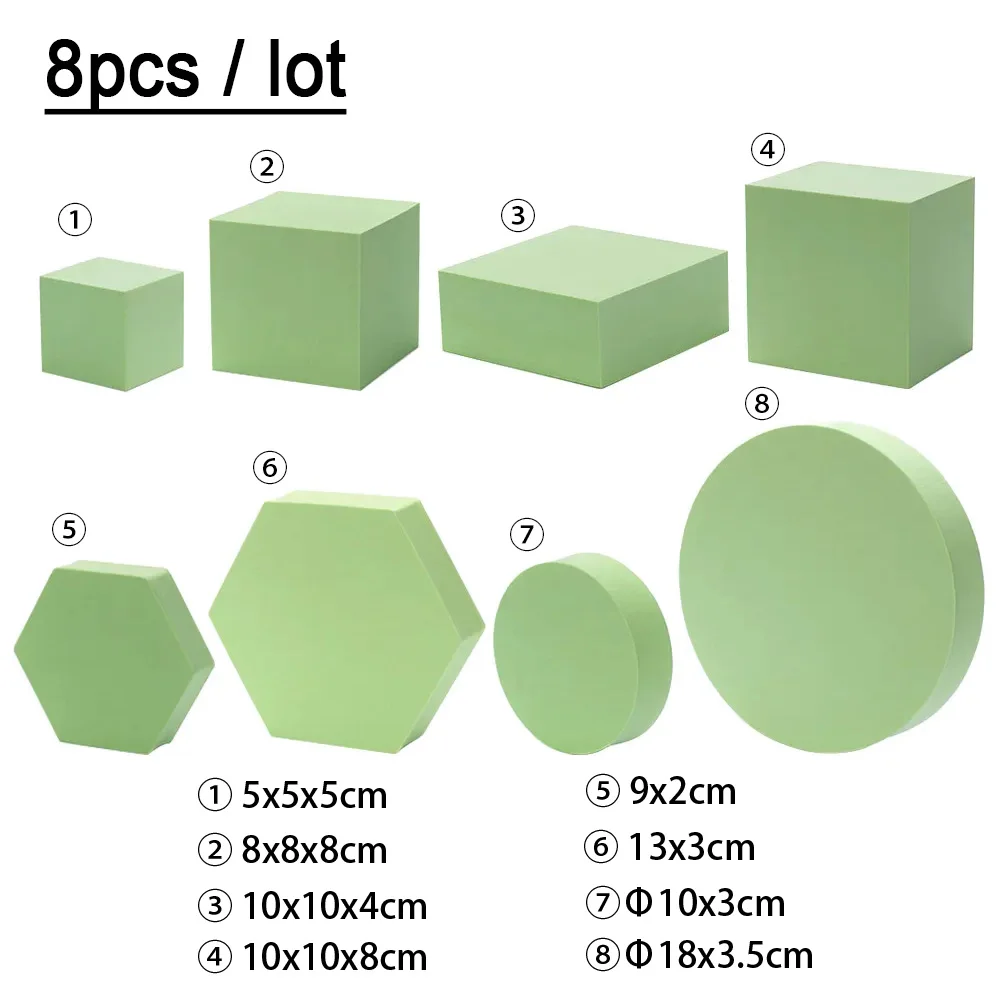 8 pcs Green set