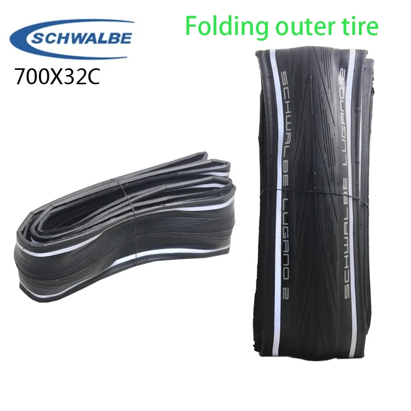 

SCHWALBE road tire bicycle outer tire 700X32C with reflective strip 700C folding outer tire bicycle accessories