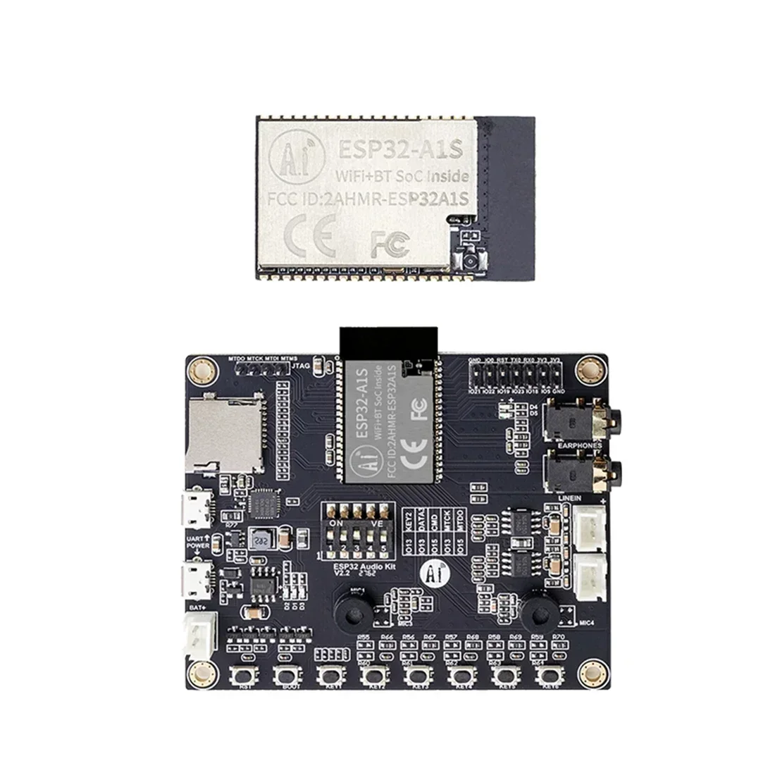 ES8311 ESP32-A1S ESP32-Audio-Kit ESP32-CAM ESP32-S ESP32-SL NodeMCU-32S CH340 CP2102 ESP32-G Ai-Thinker sockets gold