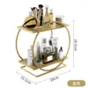 1pc Makeup Organizer Cosmetics Storage Holder Household Skin Care Products Dresser Bathroom Desktop Large Capacity Storage Shelf 6