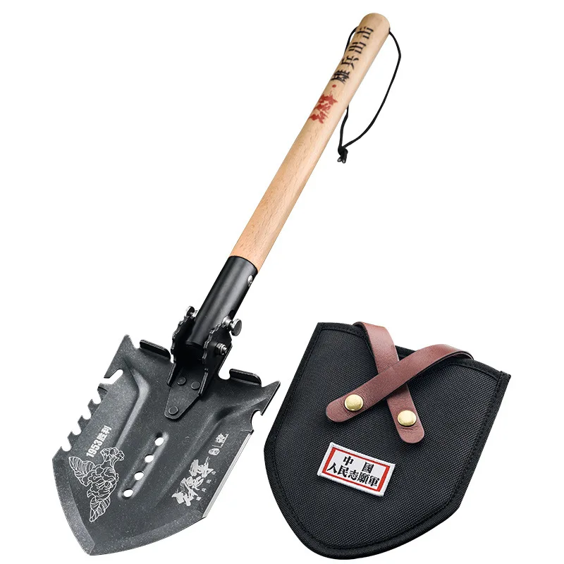 Hx Outdoors Camping Hunting Multifunctional Folding Shovels Military Multi Tool Spade Fishing Self drivering Car Tools 3