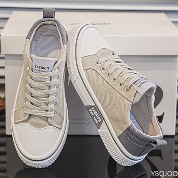 Lightweight breathable Men Shoes New Canvas Shoes Comfortable Plus Size Wear Resistant Fashionable Men Casual Sneakers 1