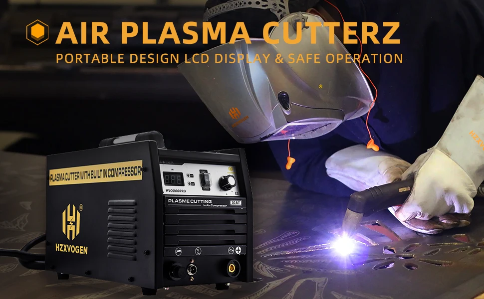 HZXVOGEN Máquina de corte plasma HVC6000 Pro | ¡Potencia Profesional y Portátil!