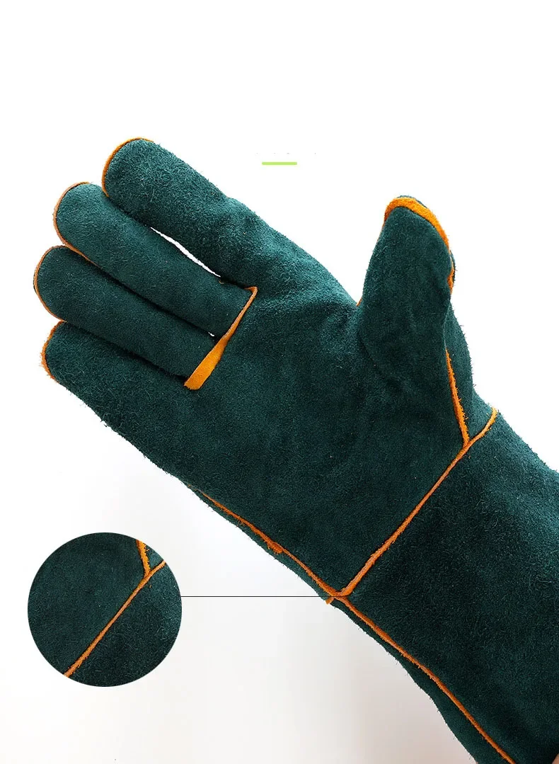 Pet Grooming Gloves Pet Hair Remover Gloves Pet Protective Gloves Bite resistant animal gloves Multi-purpose pet gloves Welding treatment training dog safety