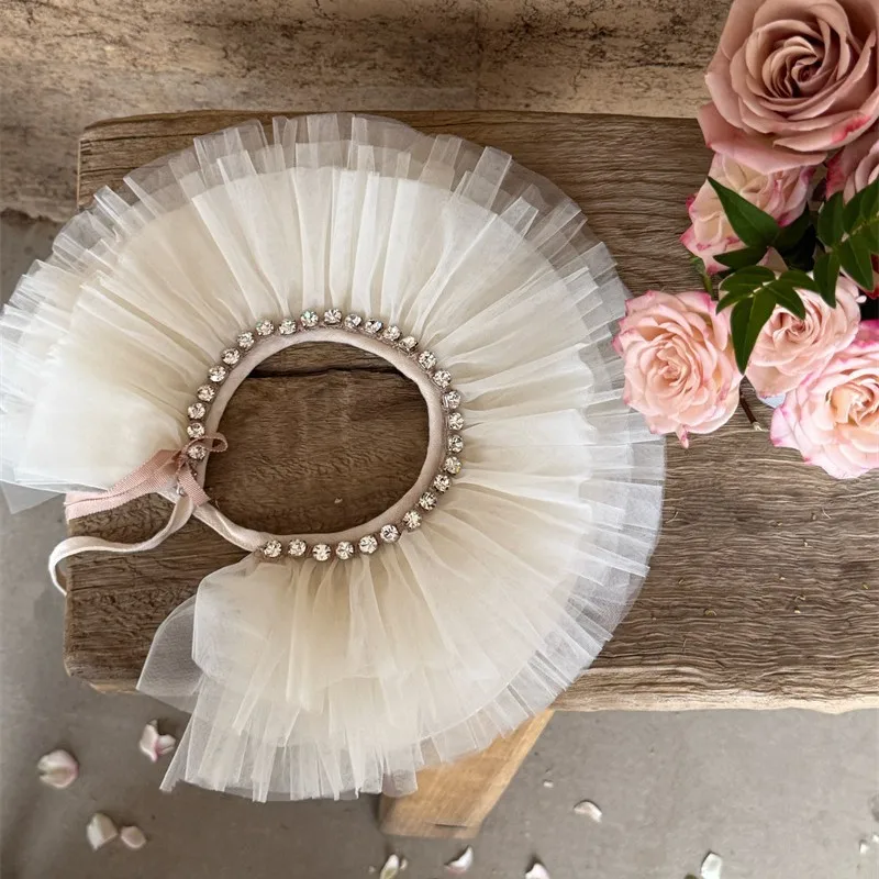 여아 숄 2026 봄 여름 신상 아동복 한국 스타일 여자  메쉬 공주풍 손바느질 드릴 숄