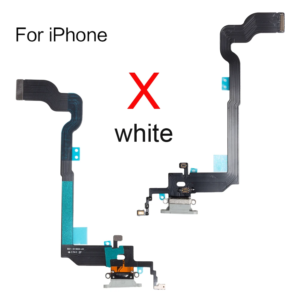 Bottom USB Charger Flex Cable with Microphone Replacement Part