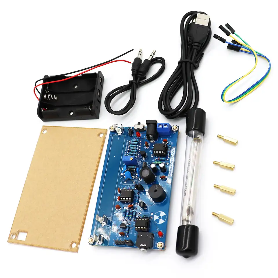 Assembled DIY Geiger Counter Kit, Assembled Radiation Detector System Miller Tube Nuclear Radiation Detector Geiger Counter Kit image 7