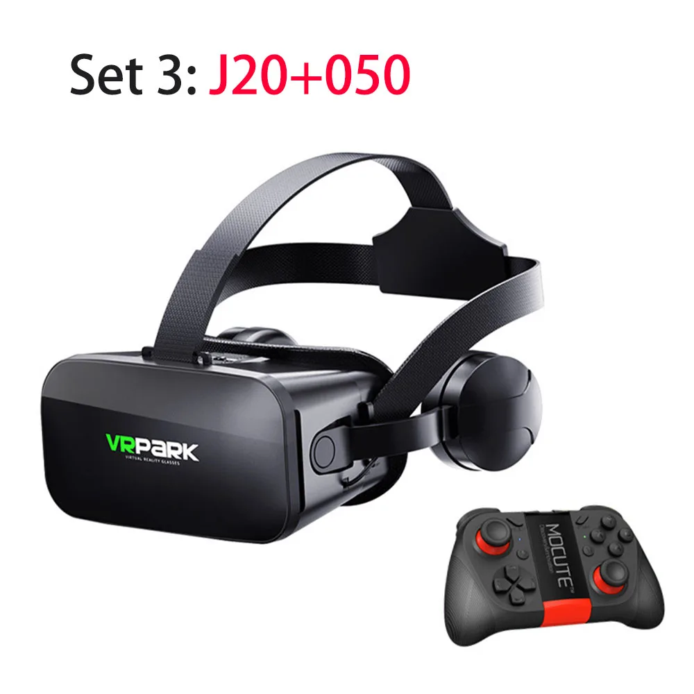 3D VR Glasses Full-screen Virtual Reality Glasses With A Large Headset Game Pad For 4.5 To 6 Inches Android IOS Smartphone