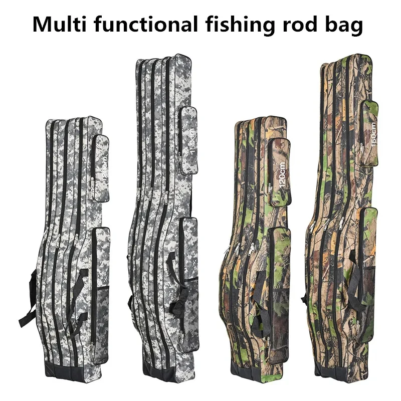 Sac mer grande capacité 1.2m 1.5m triple couche pliable bedaine pêche double épaule rangement