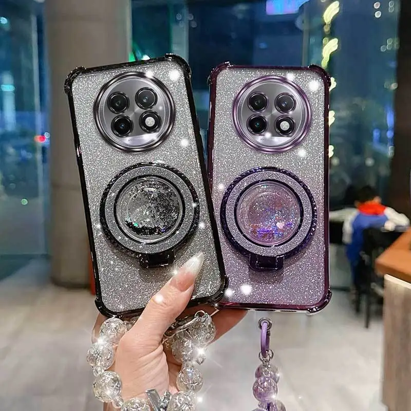 3-Piece Phone Case Set with Lanyard and Circular Stand