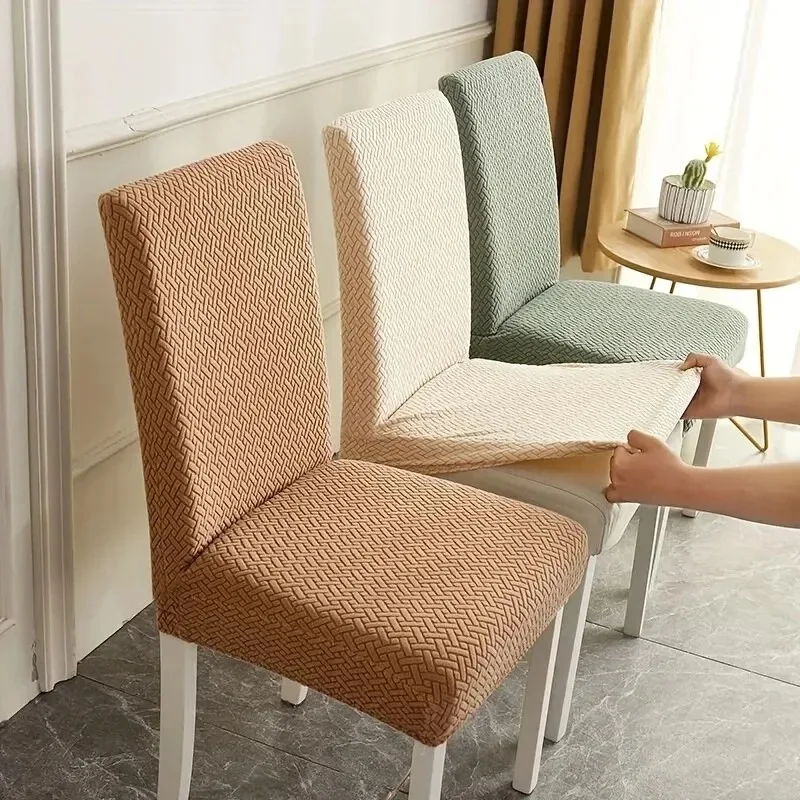 Elastic Chair Cover, Large Elasticity, Household Seat Living Room Chair Cover, Household Dining Chair Cover Universal Dimensions